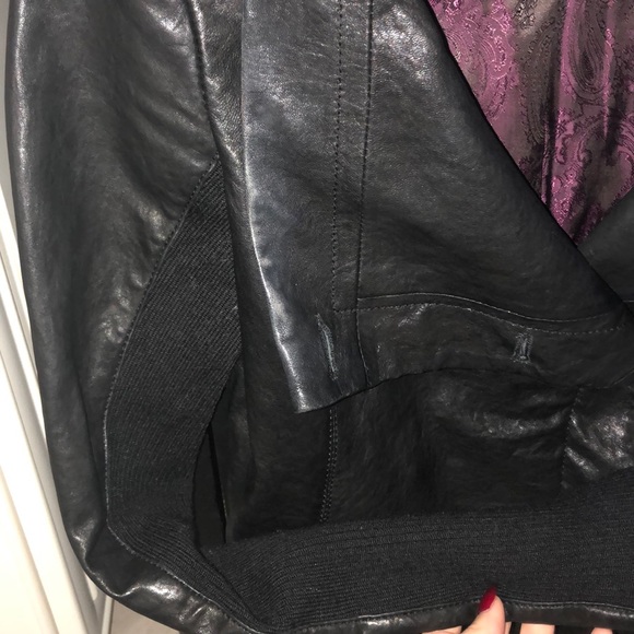 Daniel black leather jacket - Picture 2 of 4
